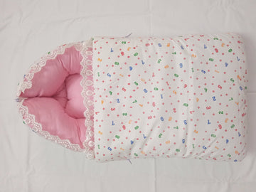 "Welcome to the World" Baby Nest Sleeping Bag & Pillow Gift Set