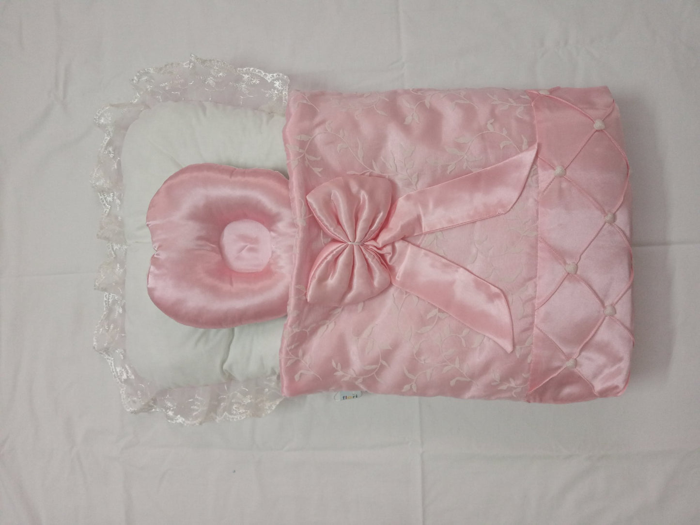 5-Piece Baby Nest Set with Bolster Pillows & Head Support