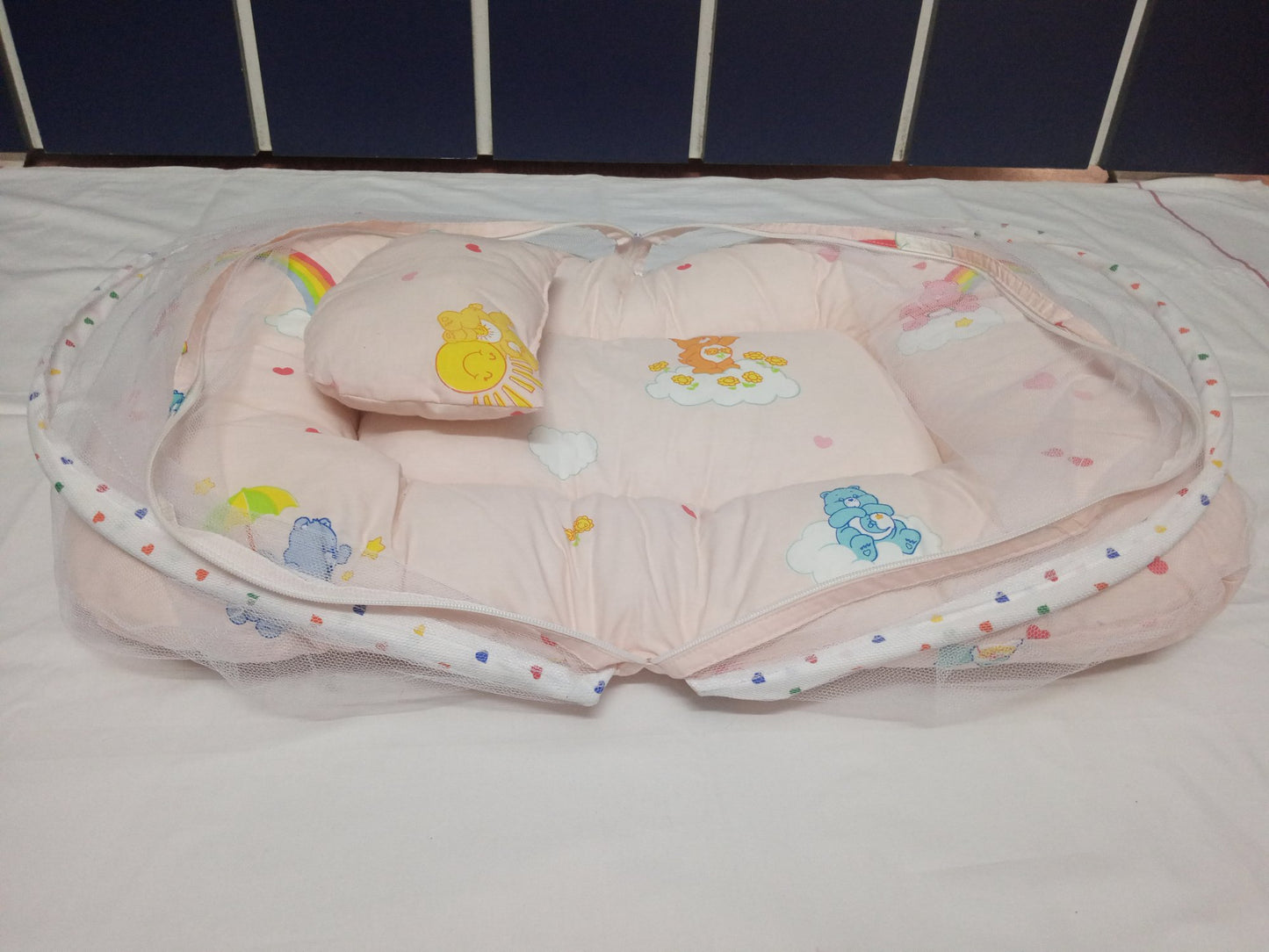 Baby Nest Sleeping Bag with Head Support Pillow | Multiple Colors & Prints