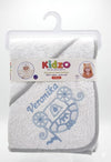 Baby Towel - Veronica Design - Grey