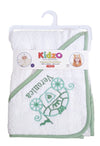 Baby Towel - Veronica Design - Green