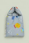 Newborn Baby Carry Nest – Galaxy & Space Print | Grey Colour