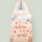 Peach Welcome to the World Baby Carry Nest for Newborns