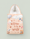 Peach Welcome to the World Baby Carry Nest for Newborns
