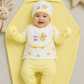 Newborn Baby Starter Set (7 Pcs) – Bear Design | Yellow