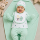 Newborn Baby Starter Set (7 Pcs) – Bear Design | Mint Green