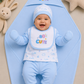 Newborn Baby Starter Set (7 Pcs) – So Cute Design | Sky Blue