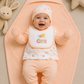 Newborn Baby Starter Set (7 Pcs) – So Cute Design | Peach