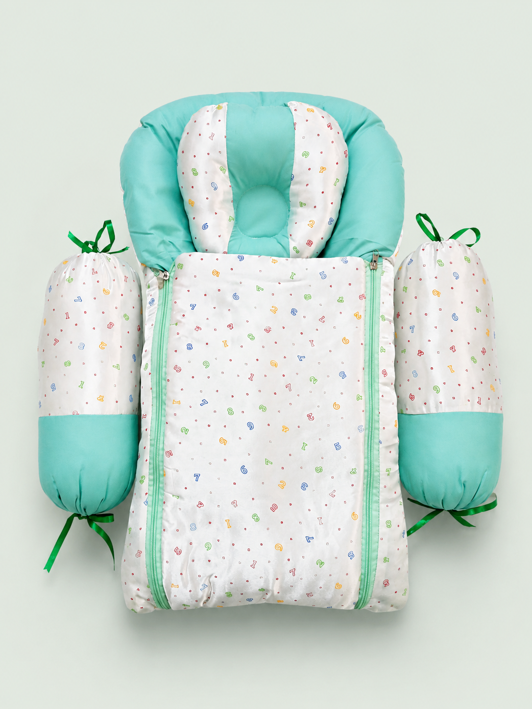 Premium Baby Carry Nest for Newborn Babies | Soft Portable Sleeping Bed with Side Pillows