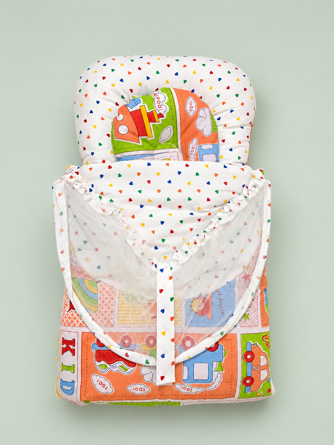 Half Mosquito Carry Nest– Colorful Vehicle Print