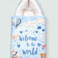 "Welcome to the World" Baby Nest Sleeping Bag & Pillow Gift Set