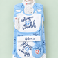 12 Pcs Winter Baby Starter Set – Blue & White Welcome to the World Design