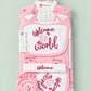 12 Pcs Winter Baby Starter Set | Baby Pink & White Welcome to the World