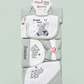 10 Pcs Winter Baby Starter Set | light grey Dream Bear Newborn Set