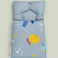 Newborn Baby Carry Nest – Galaxy & Space Print | Grey Colour