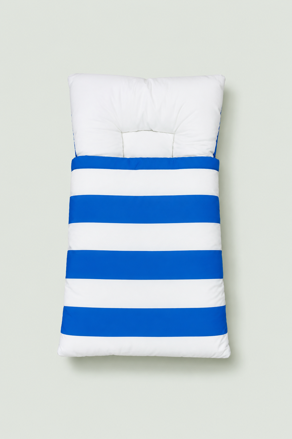 Blue & White Striped Baby Carry Nest | Newborn Baby Nest