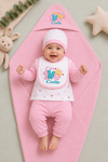 Newborn Baby Starter Set – Pink (5 Pcs)
