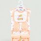 Newborn Baby Starter Set (7 Pcs) – So Cute Design | Peach