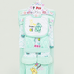 Newborn Baby Starter Set (7 Pcs) – Bear Design | Mint Green