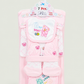 Newborn Baby Starter Set (7 Pcs) – Bear Design | Pink