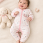 Pack of 3 Baby Rompers for Newborn | Blue, Pink & Mint Green