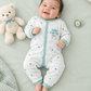 Pack of 3 Baby Rompers for Newborn | Blue, Pink & Mint Green