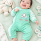 Newborn Baby Romper Set of 3 – Blue, Pink & Mint Green