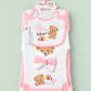 10 Pcs Winter Newborn Starter Set – Pink Teddy Bear Design