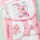 10 Pcs Winter Baby Starter Set |Baby Pink & White Dream Bear Newborn Set