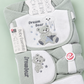 10 Pcs Winter Baby Starter Set | light grey Dream Bear Newborn Set