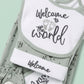 12 Pcs Winter Baby Starter Set | Grey Welcome to the World