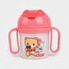 Baby Feeding Bottle - Bears Design - Pink