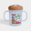 Baby Feeding Bottle - Teddy & Friends Design - Brown