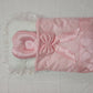 Luxury Quilted Baby Sleeping Bag with Satin Bow & Lace | Floral Design