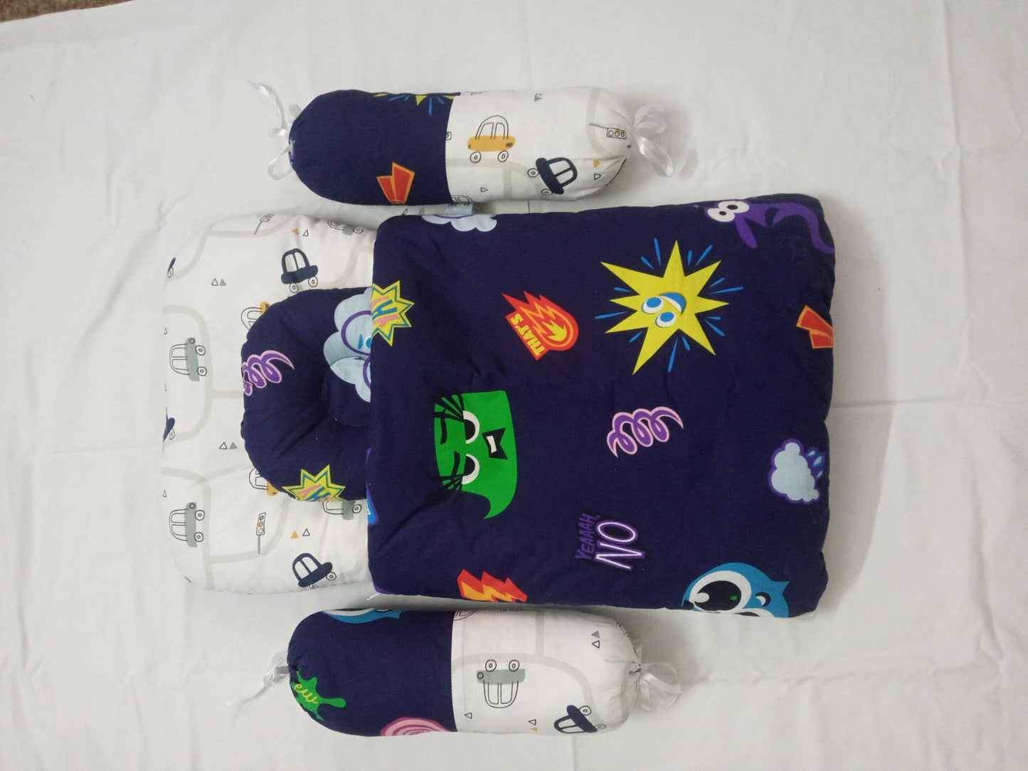 Luxury Quilted Baby Sleeping Bag with Satin Bow & Lace | Floral Design