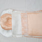 Premium Satin Baby Sleeping Bag with Lace Detail & Head Pillow