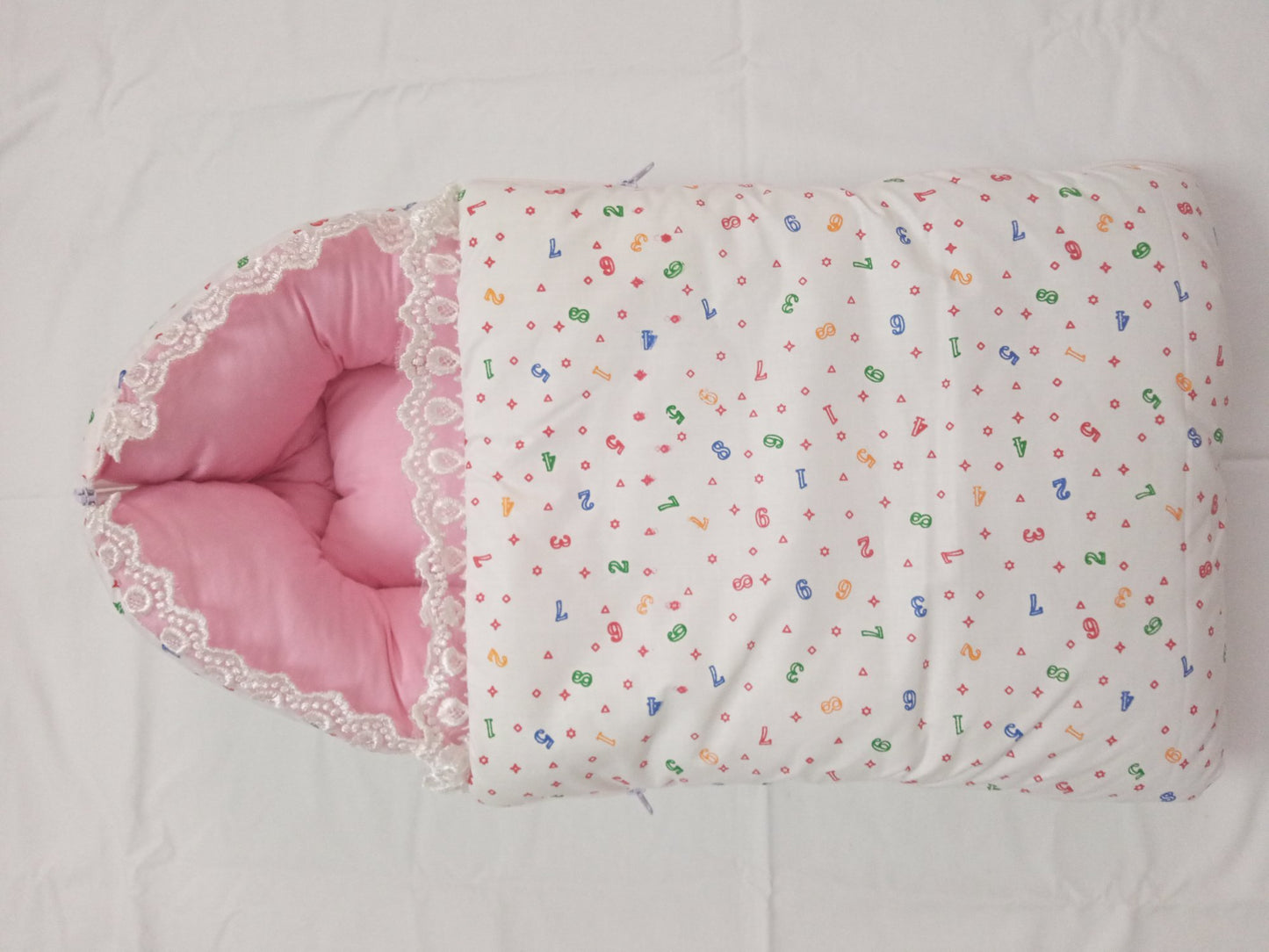 "Welcome to the World" Baby Nest Sleeping Bag & Pillow Gift Set