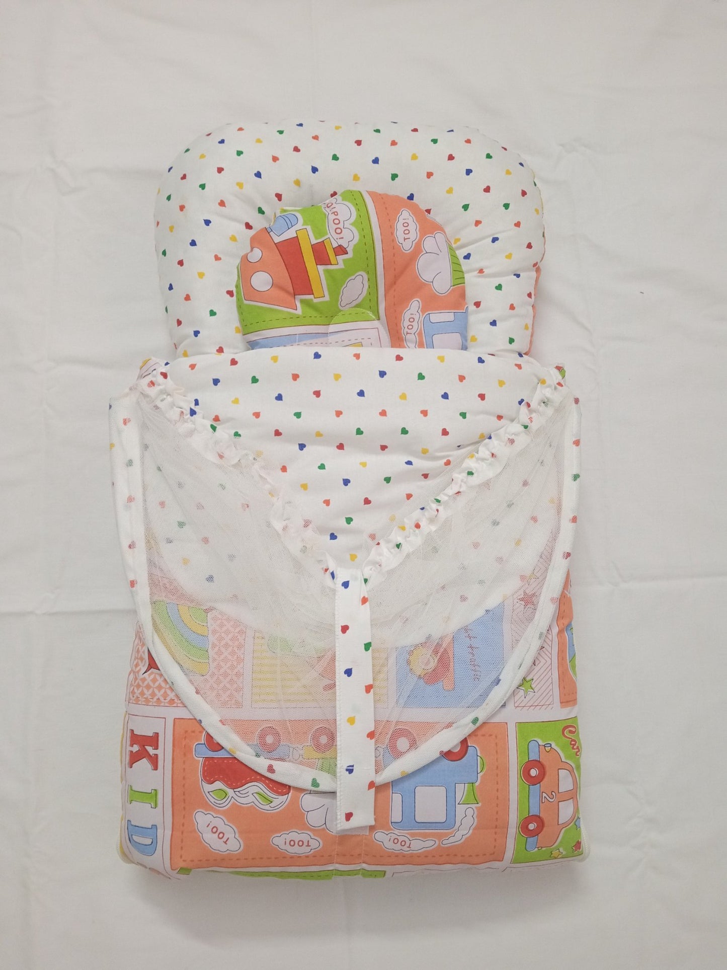 "Welcome to the World" Baby Nest Sleeping Bag & Pillow Gift Set