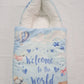 "Welcome to the World" Baby Nest Sleeping Bag & Pillow Gift Set