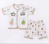 Jhabla & Shorts Set - Friends Design - Brown